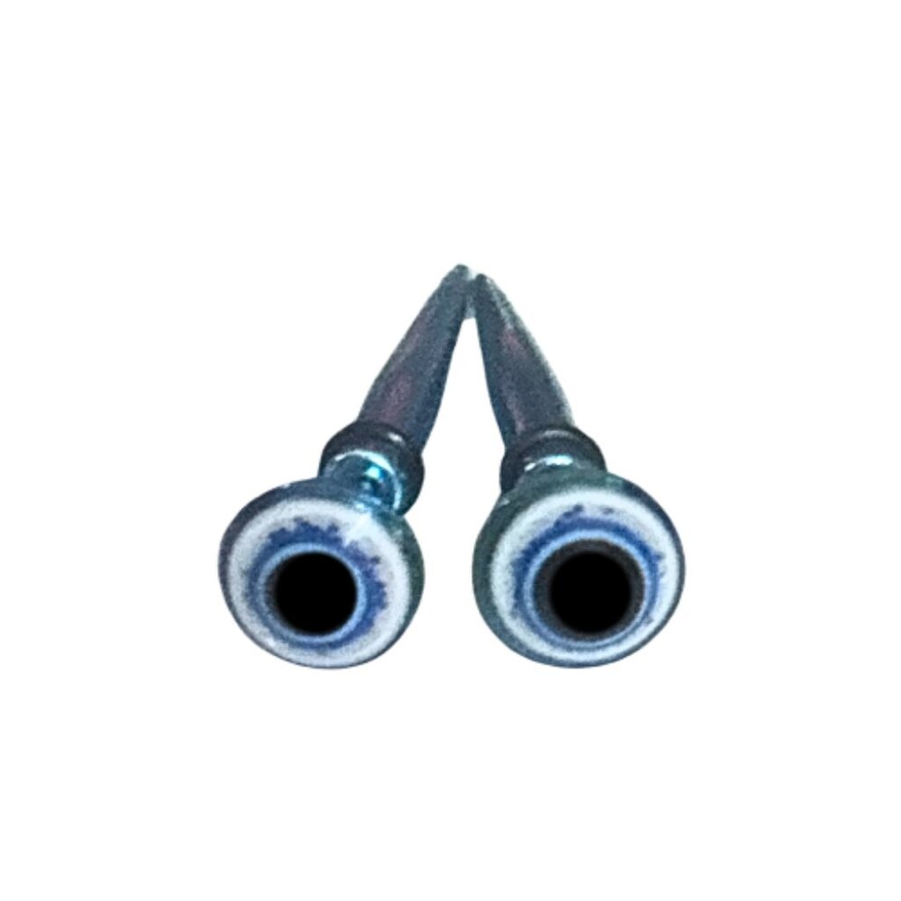 PVD Coated Fake Tapers In Green, Blue or With Embellishments